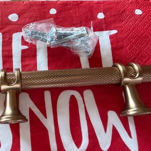 Rergy‎ Gold Textured Drawer Pull Handle Kitchen Cabinet Handles 16 count NEW